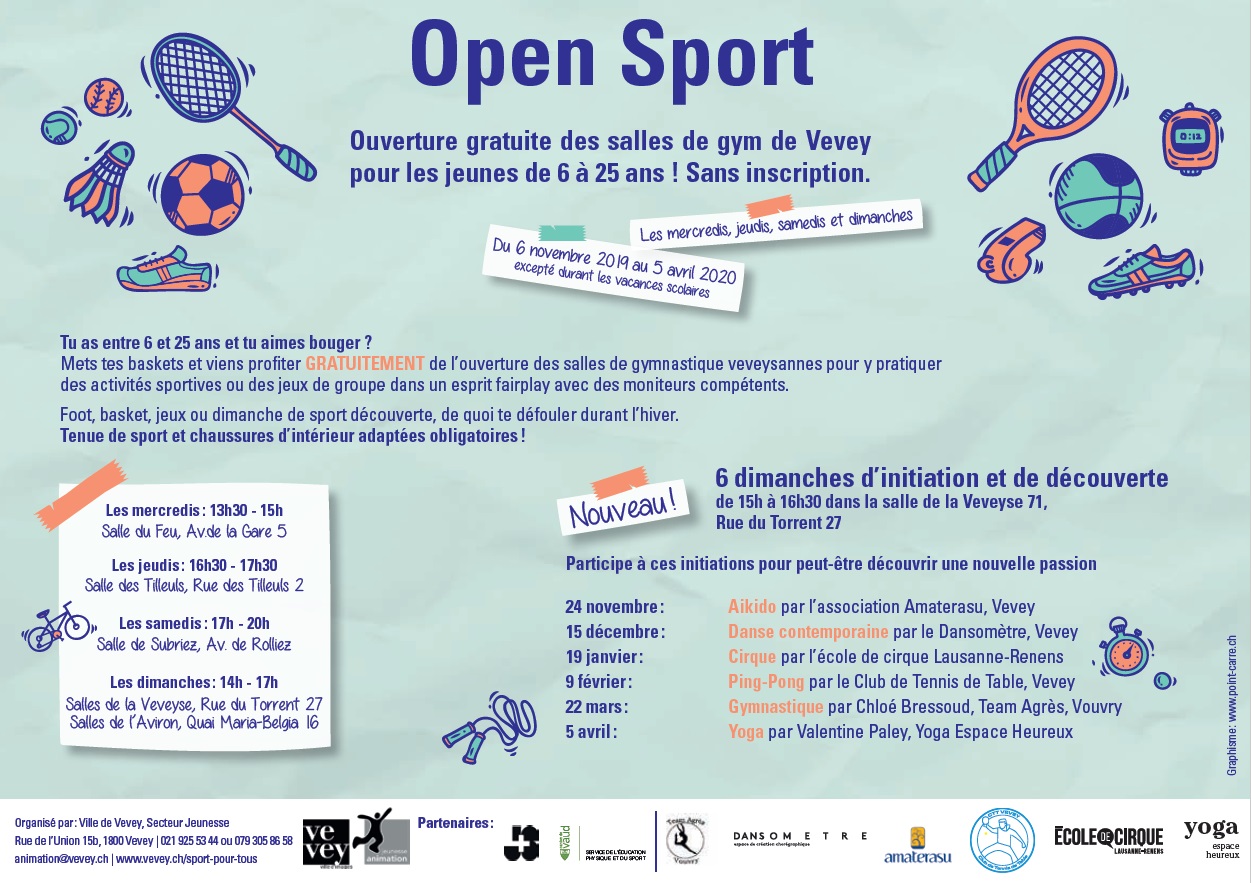 Du sport gratuit pour se réchauffer cet hiver à Vevey
